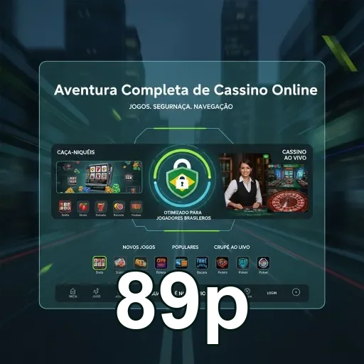 Ilustração de Acesse o cassino online 89p com login rápido e seguro