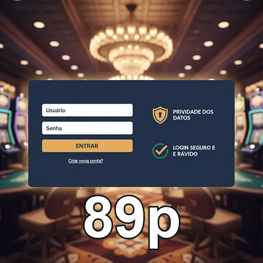 Ilustração de Acesse o cassino online 89p com login rápido e seguro